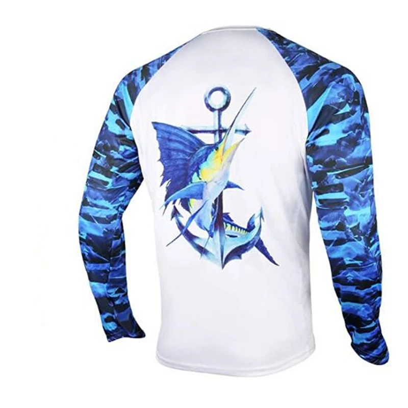 

UPF 50 Quick Dry Fishing Clothes Solarflex Shirt LS ShirtSports Fishing Shirts Long Sleeve Sea Fishing Shirts 2021 Men Fishing