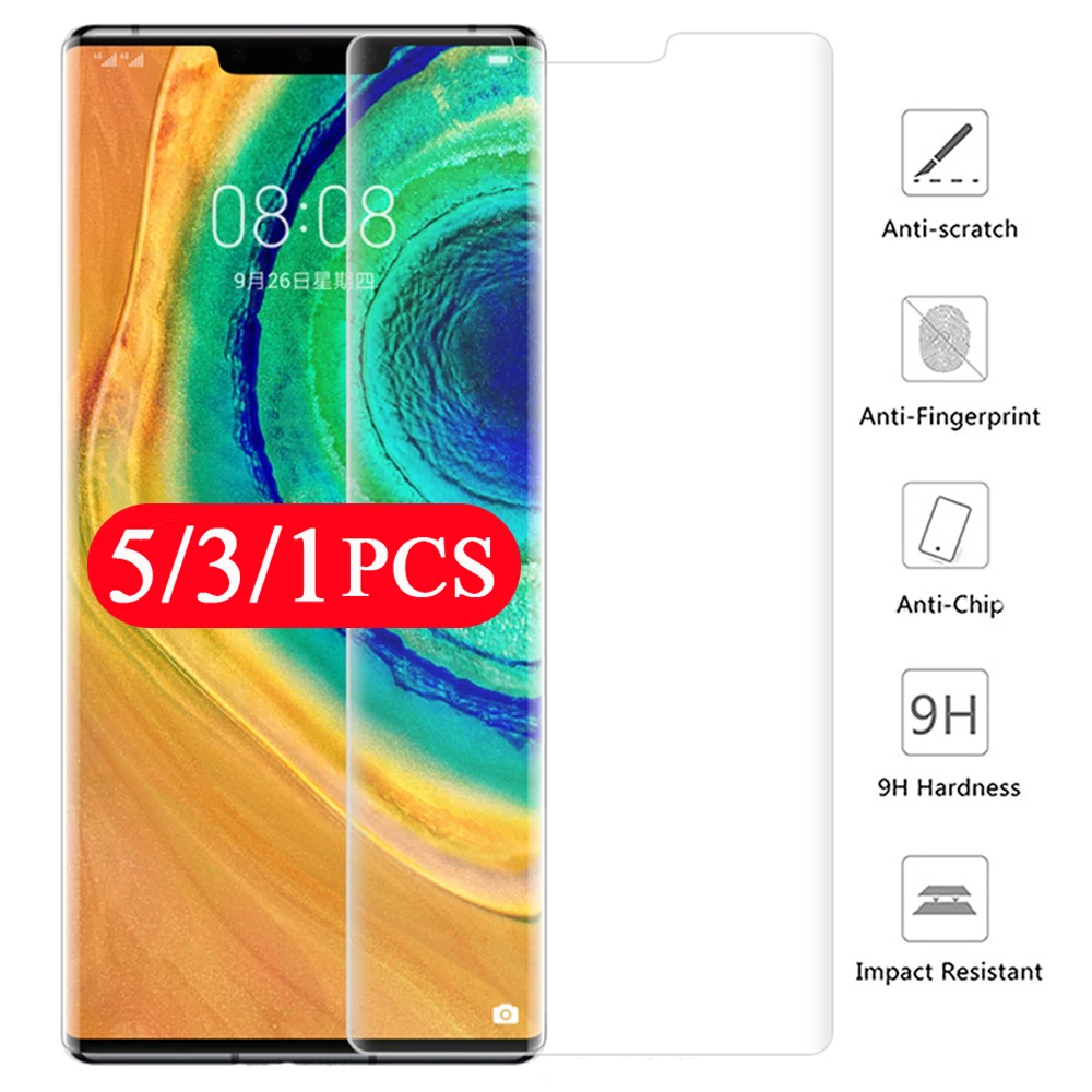 

5/3/1Pcs for huawei mate 30 20 lite pro mate 20X tempered glass phone screen protector protective film on the glass smartphone