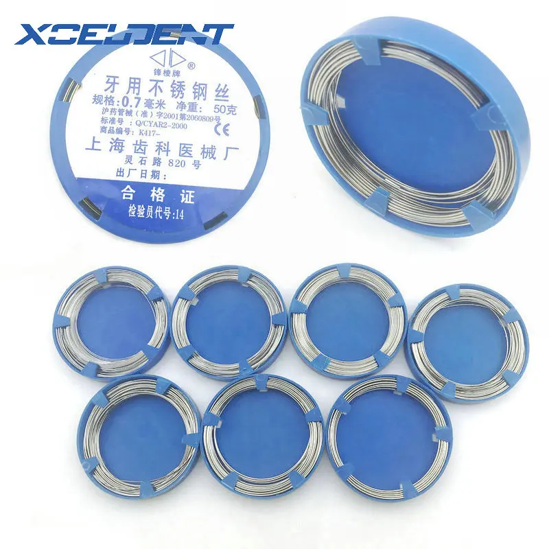 1 рулон стоматологической проволоки из нержавеющей стали 0 5/0 6/0 7/0 8/0 9/1 0/1 2