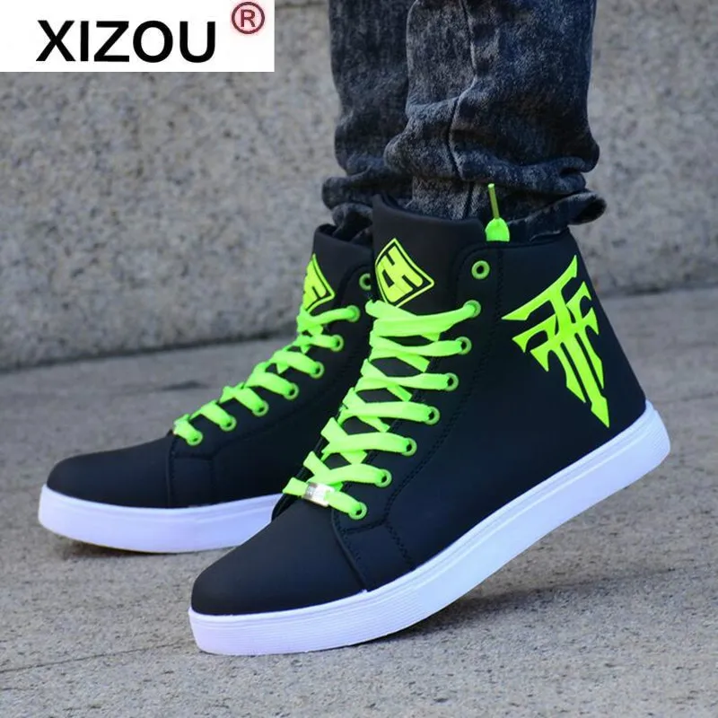 

de alta qualidade dos homens sapatos casuais rendas at formadores masculino respirvel tenis tnis casuais masculinos zapatillas