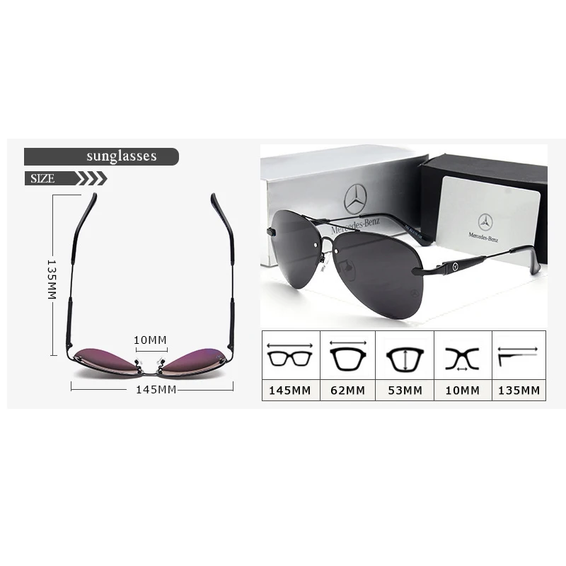 Бренд Gafas унисекс полярные поляризационные солнцезащитные очки с УФ-защитой водительские очки женские силиконовые носоупоры очки для вождения
