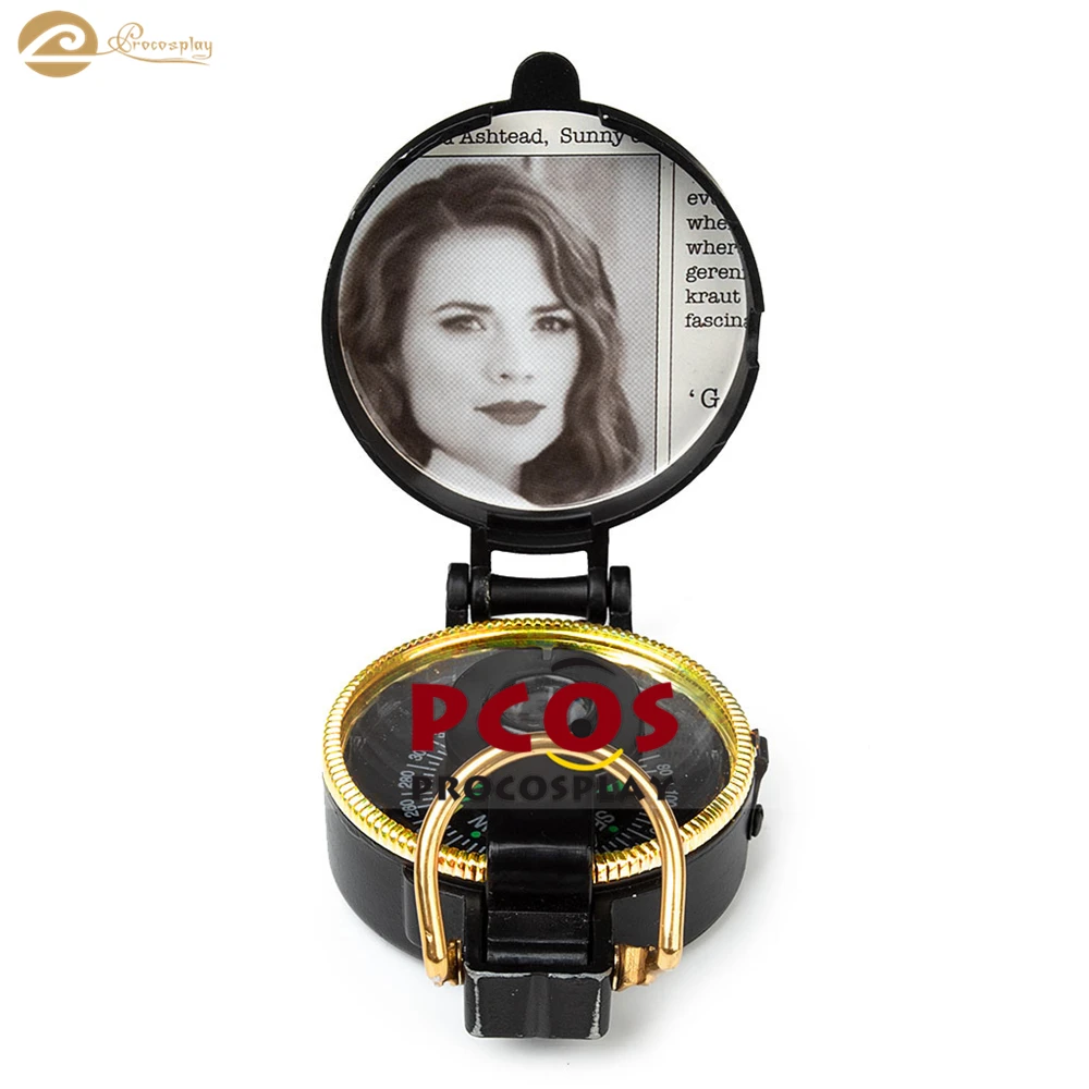 Pro cosplay готов к отправке Капитан Америка Пегги Картер компас Стива Роджерса