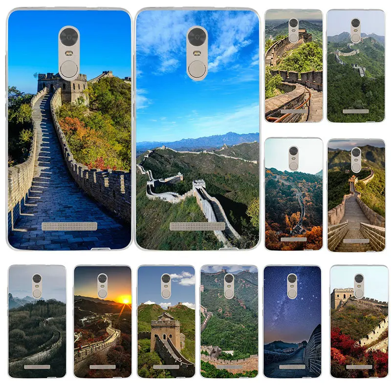 Great Wall of China мягкие аксессуары для телефонов из ТПУ чехлы Xiaomi Redmi 3 3S 4 4A 4X5 5A 6A 7 7A Go Y3 - Фото №1