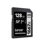 Оригинальный флэш-накопитель Lexar, карта памяти sd 128 ГБ, карта памяти 128 ГБ, V60 UHS-II U3, бесплатная доставка для камеры 3D 4K HD видео