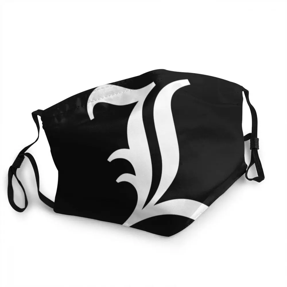 

Washable Death Note Face Mask Anime Manga L Anti Haze Dustproof Protection Cover Respirator Mouth Muffle