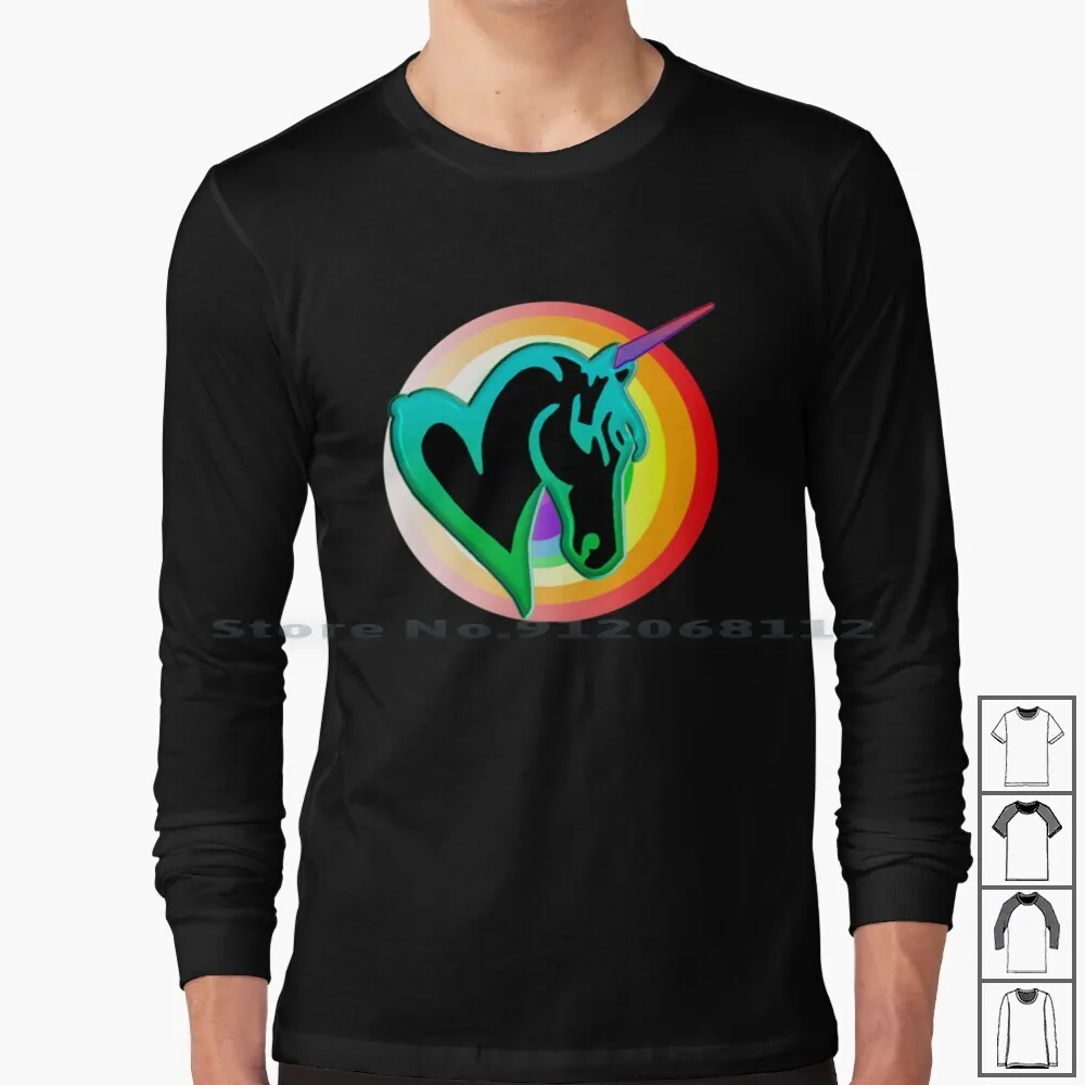 

Rainbow Magical But Also Stabby Unicorn Long Sleeve T Shirt Feeling Magical Unicorn But Also Stabby Mythical Unicorn Heart And