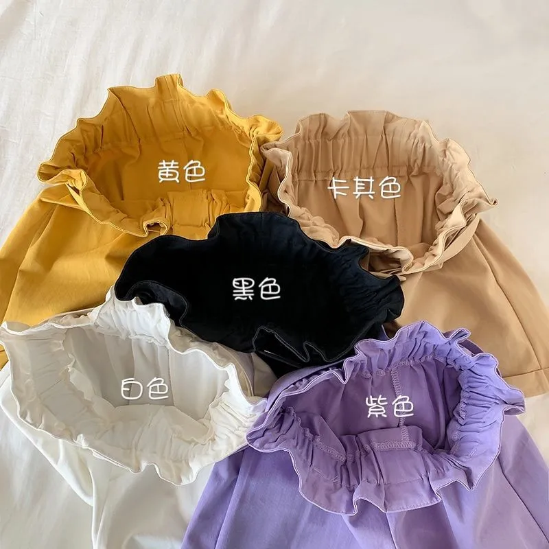 Летнее платье размера плюс фиолетовый бутон однотонные короткие брюки с поясом