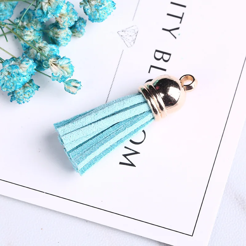 DIY 20 шт./лот мини Винтаж замшевые Ленточки с плоским дном для одежды мешок ювелирных изделий Шторы украшения дома аксессуары-кисточки - Цвет: 12