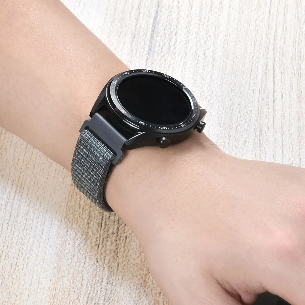 Ремешок нейлоновый для Galaxy Watch 3 браслет active 2 Samsung Gear S3 Frontier Huawei watch GT 2e pro 20 мм/22 мм 45