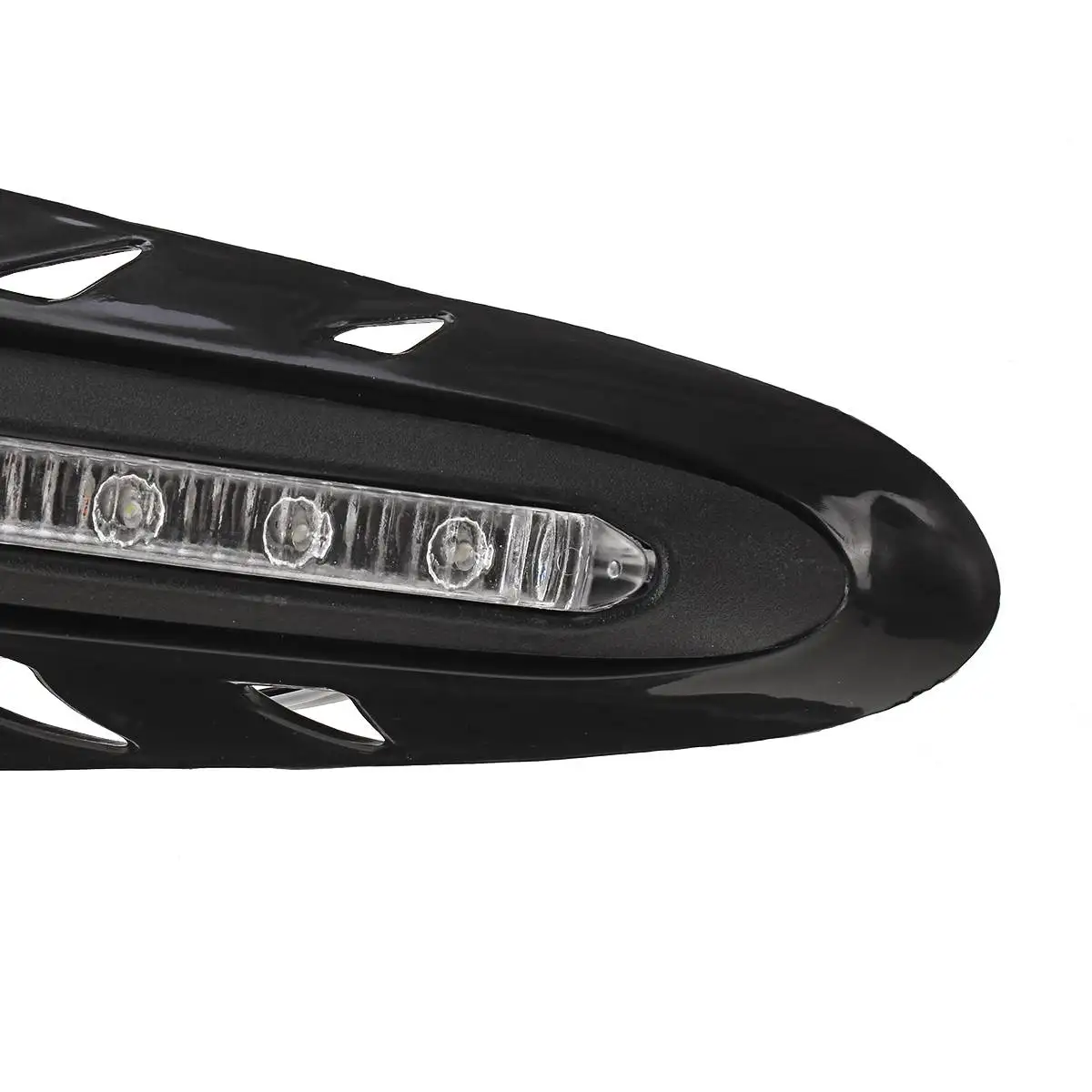 Универсальная защита для рук мотоцикла 7/8 дюйма 22 мм с желтыми светодиодными