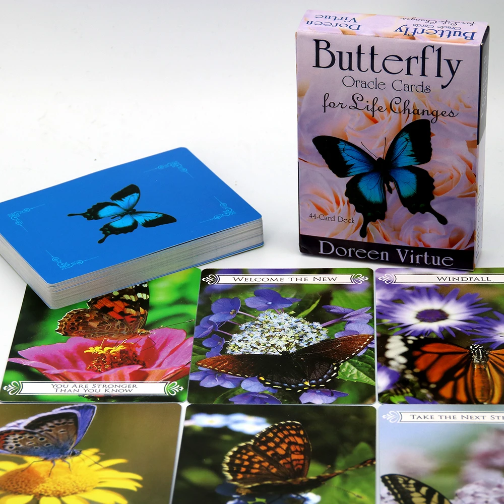Cartas de or&aacute;culo de mariposa para cambios de vida: una baraja de 44 cartas y tarjetas de gu&iacute;a-5