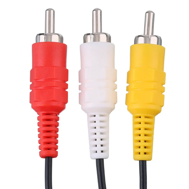 Кабель для видеомагнитолы 1 8 м RCA SONY PS1 PS2 PS3 кабель геймпада PlayStation игровой консоли