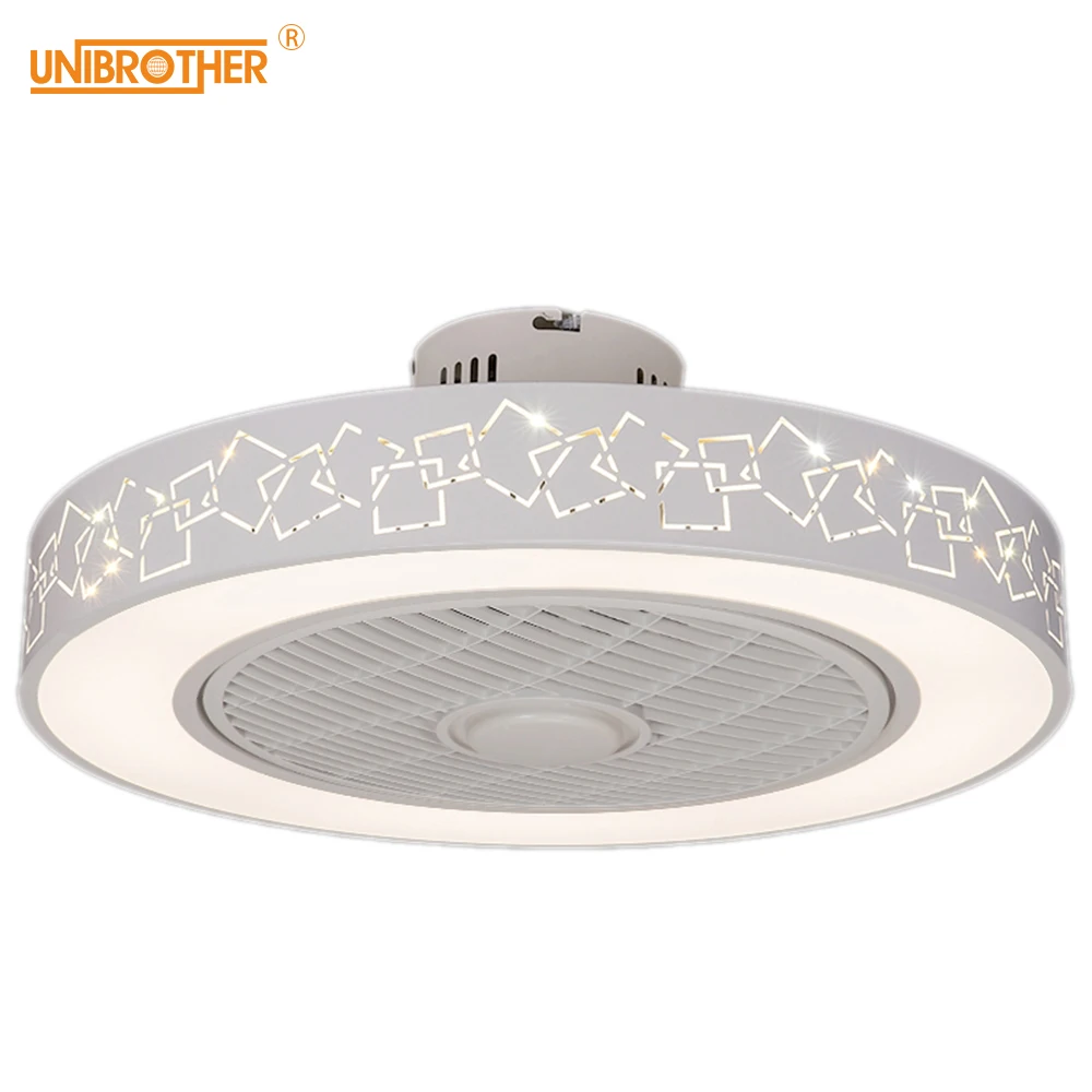 Современный светодиодный потолочный вентилятор с дистанционным управлением