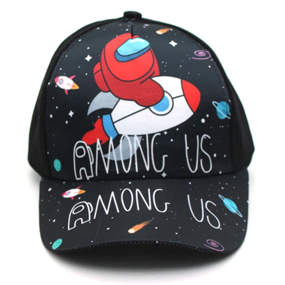 

Children's Cartoon Peaked Cap Among Us Boy Outdoor Stick Summer