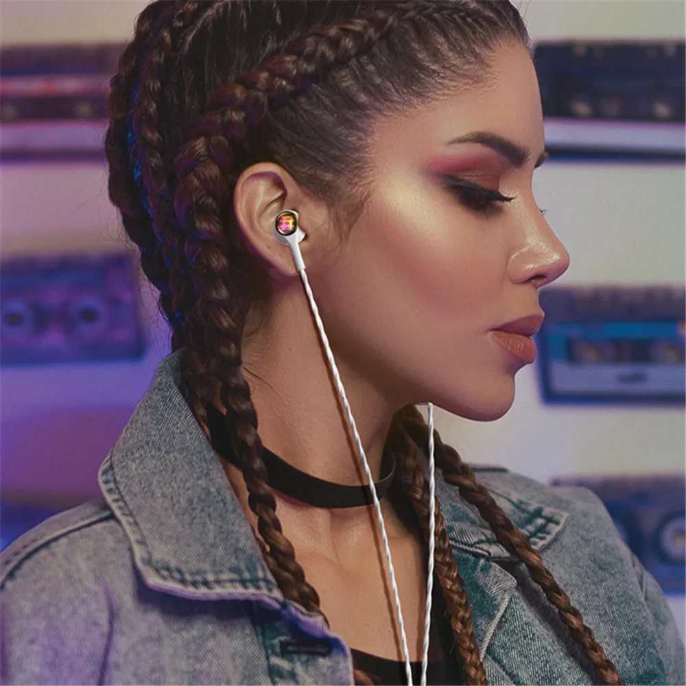 

3.5mm in Ear Wired Earphone Subwoofer Competitive Mobile Phone Headset Game Noise Reduction Wire Controlled High Quality Headset