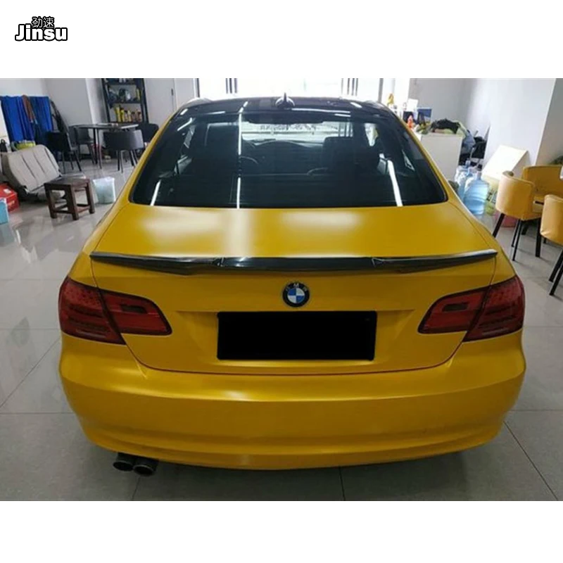 Для bmw 3 series coupe 320i 330i 335i 2006 2013 M4 style спойлер заднего багажника из углеродного