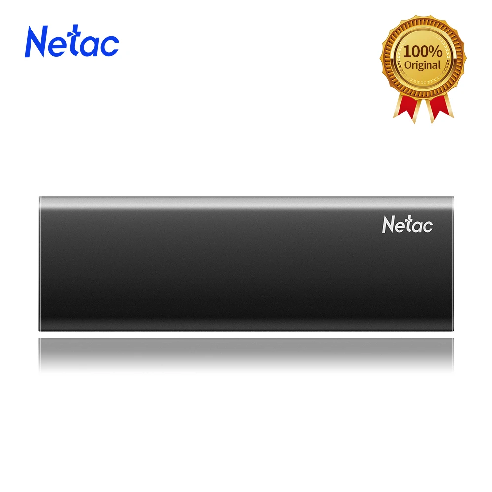 Netac ZSlim Портативный внешний SSD 1 ТБ 500GB 250GB жесткий диск HDD твердотельный накопитель