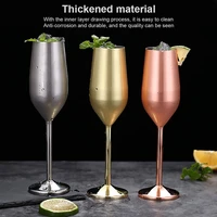 2pcs wine party champagne coupes cocktail glass champagne flutes wine cup goblet plating beer rose gold glass whiskey cups