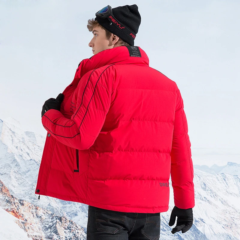 

7 Color Options 2020 Winter Warm Down Jacket Men's 90% White Duck Down Jacket Stylish Casual High Quality Jacket, Large Size