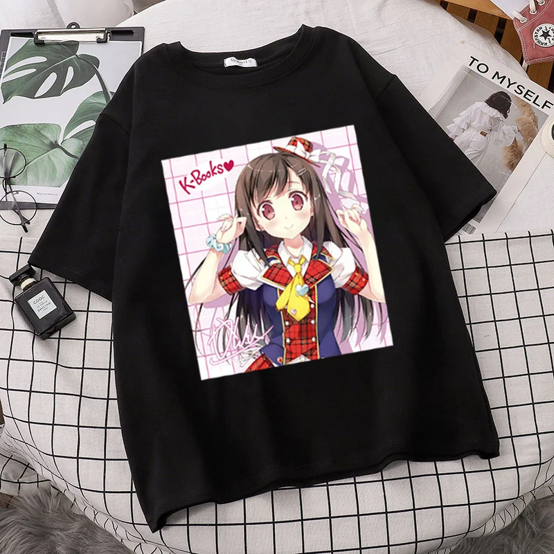 

Sweet Summer Short-sleeved T-shirt Female Japanese Cute Hot Anime Print Loose Student Street Punk Fashion Shirt 2021 New Tops
