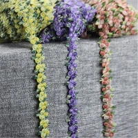5yards embroidery pastoral flowers lace ribbon 18mm width webbing diy apparel sewing handmade clothing curtain hat accessories