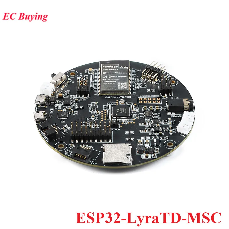 

ESP32-LyraTD-MSC WiFi Bluetooth-compatible Audio Development Board Speech Recognition Smart Speaker AI ESP32-WROVER-B Module