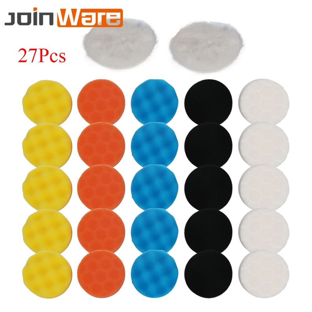 Air sander and 3inch/80mm Buffing Pad Polishing Kit for Car Polisher Pads Abrasive Tools | Инструменты