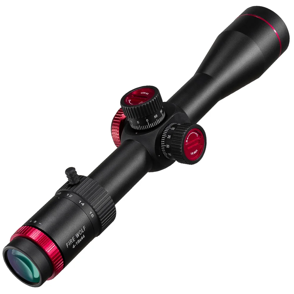 FIRE WOLF QZ 4-16X44 Scope FFP Hunting Optical Sight Sniper Riflescope Tactical First Focal Plane |