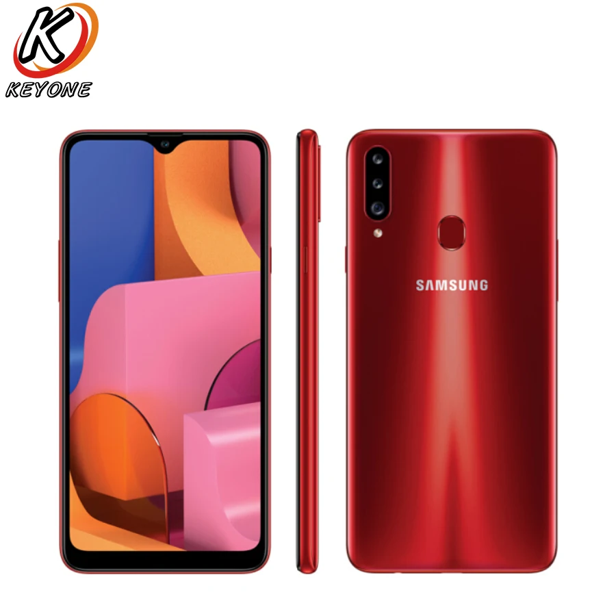 Новинка, samsung Galaxy A20s A2070, 4 Гб ОЗУ, 64 Гб ПЗУ, мобильный телефон, 6,5 дюймов, Восьмиядерный, тройная камера заднего вида, 13,0 МП+ 8,0 МП+ 5,0 МП, отпечаток пальца