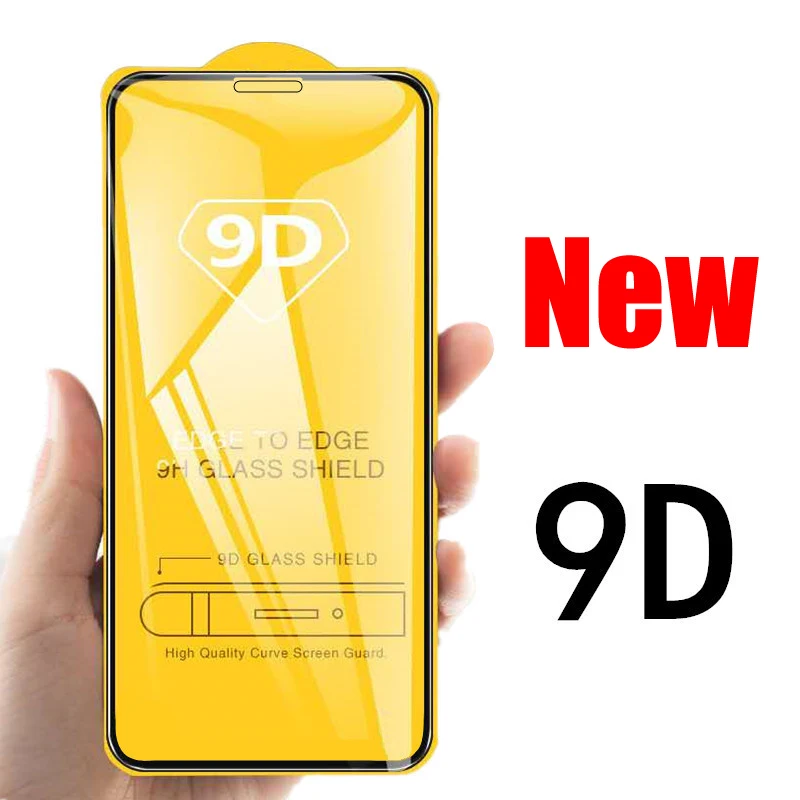 Закаленное защитное стекло 9D с полным покрытием экрана пленка для iPhone 12 11 Pro Max 11Pro