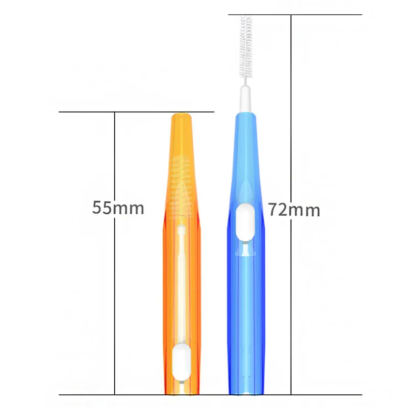 60 шт. I-образная межзубная щетка для чистки зубов