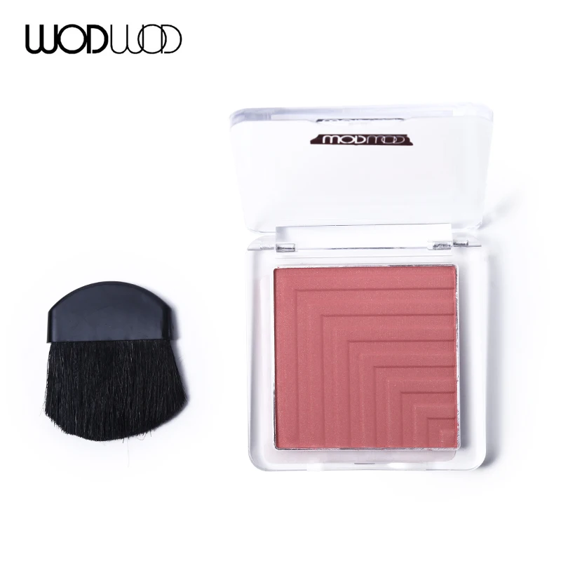 Wodwod 4 вида цветов персиковая щётка Румяна для макияжа лица Палитра натуральные