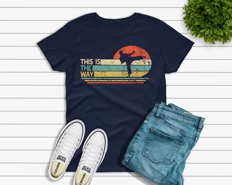 

This Is The Way Taekwondo T-shirt for Men, Funny Taekwondo Shirt,Oversized T-shirt For Men