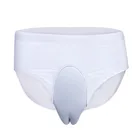 Мужское нижнее белье, сексуальные брифы из ледяного шелка для мужчин