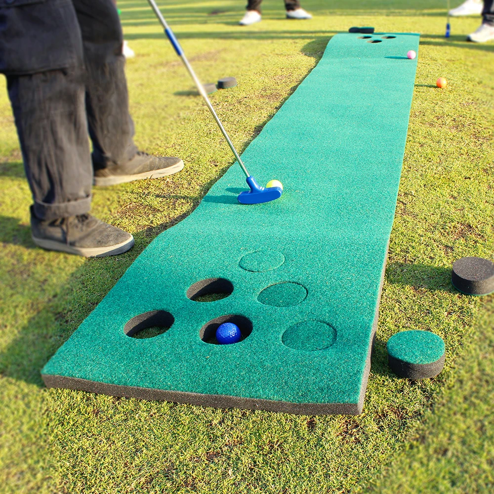 Зеленый коврик для игры в гольф Тренировочный Коврик обучающий товары игр
