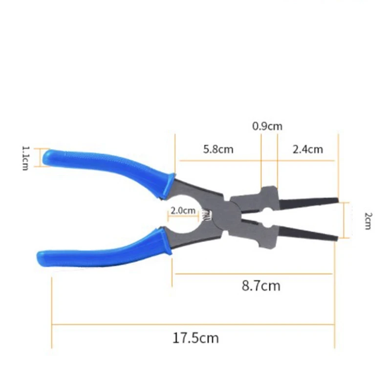 

Multifunction Plier for MIG Welding Torch Nozzle Spatter Cleaning Installation Removing Wire Cutting Drawing Out Welding