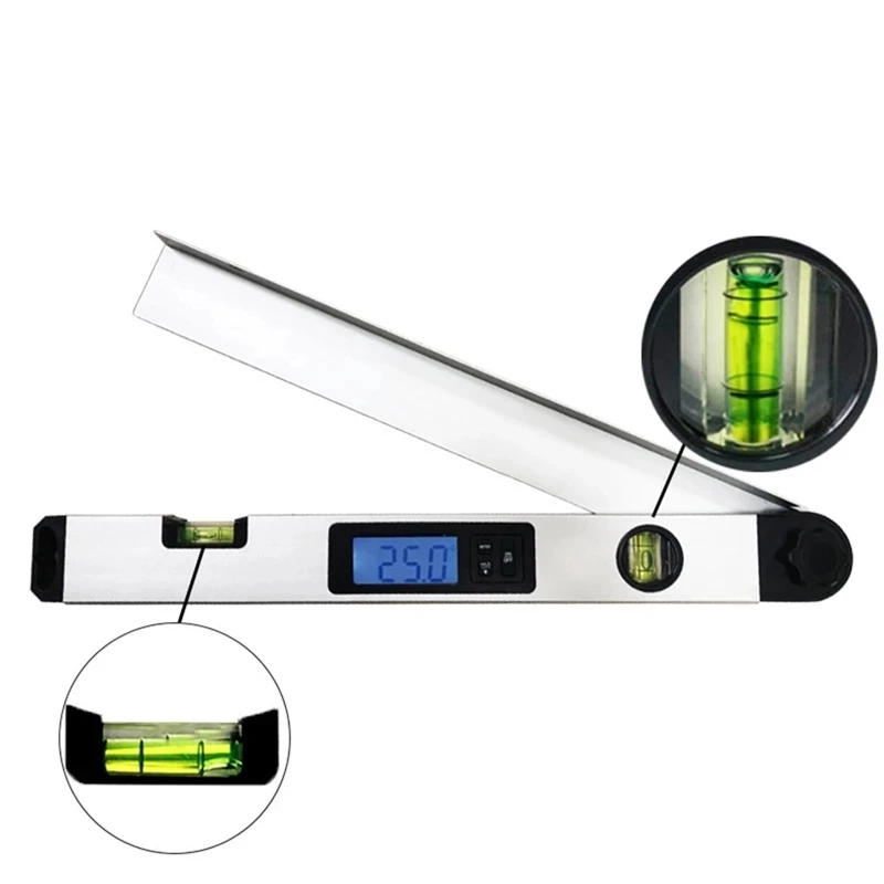 Цифровой углоискатель 400 мм 16 дюймов цифровой транспортир уровень цифрового