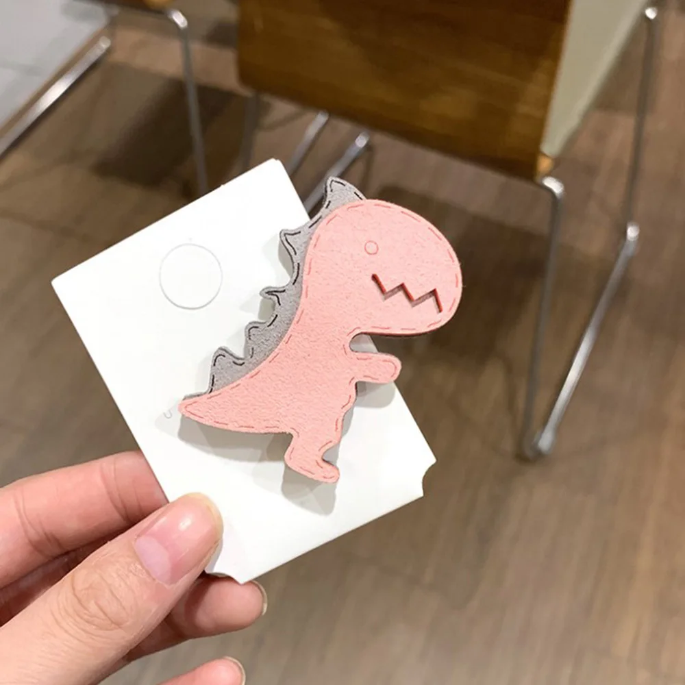 3 Цвета милый свитер с рисунком динозавра заколки для волос в Корейском стиле