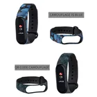 Силиконовый браслет для Xiaomi Mi band 3 4 5, камуфляжный сменный ремешок для часов MI band 5 band 4, глобальная версия