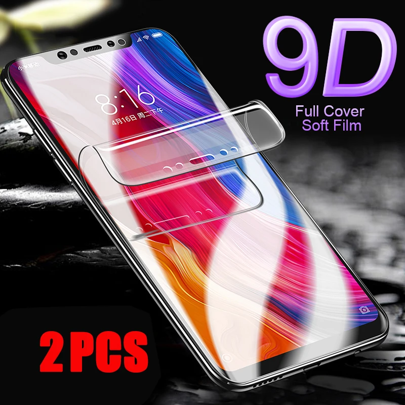 Гидрогелевая пленка 9D для Xiaomi Redmi Note 9 8 7 K20 K30 Pro 8T 9S защитная экрана Mi 11 10 9T SE 2