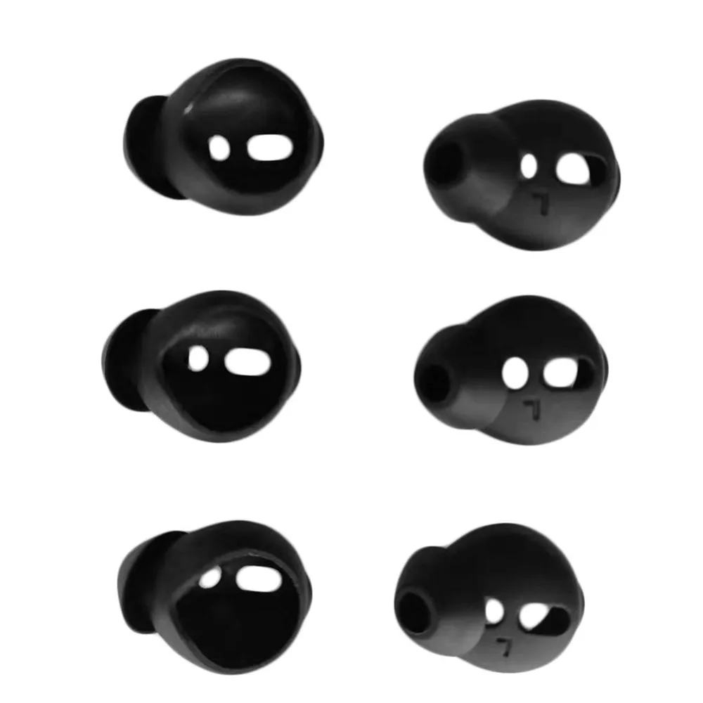 Силиконовые амбушюры наушники вкладыши для Airpods 1 2 Bluetooth удобные безболезненные с