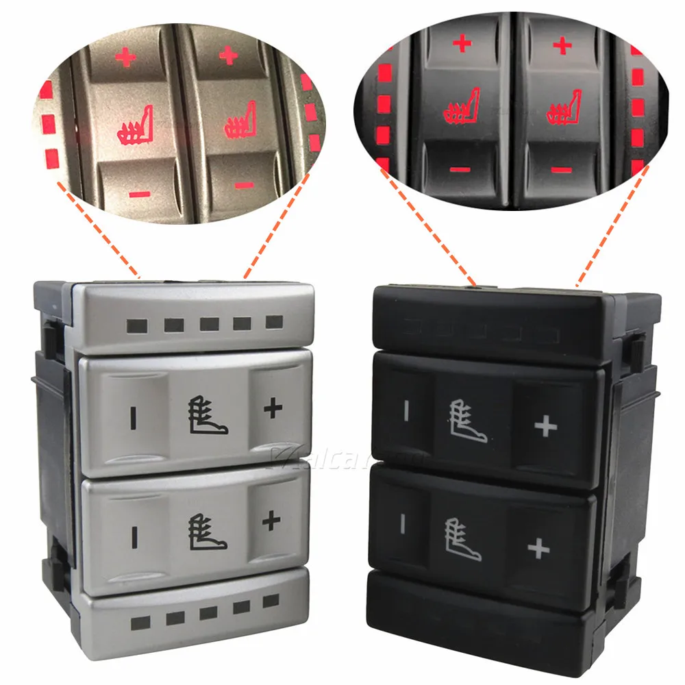 Серебряная кнопка управления сидением переключатель для Ford mondeo MK4|Переключатели