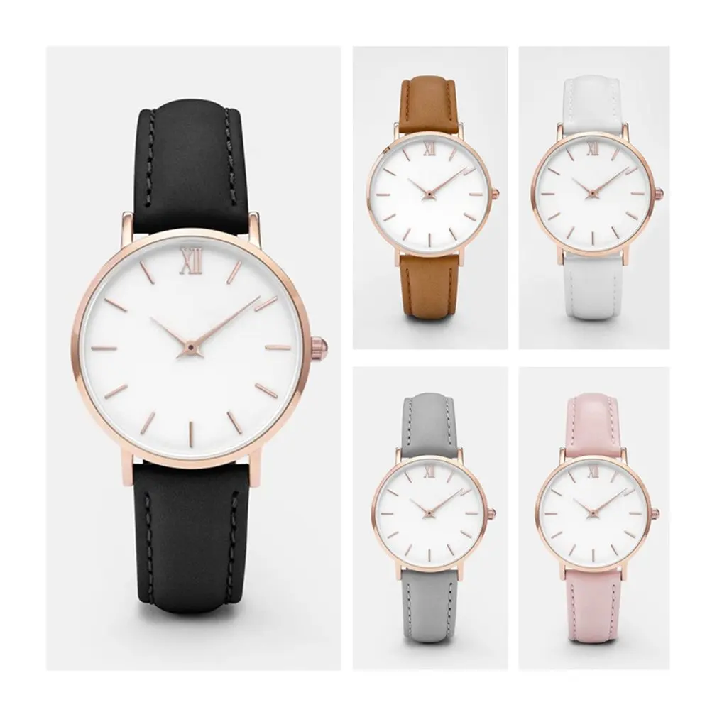 Женские кварцевые часы 40 мм простые женские с римскими шкалами европейские и те