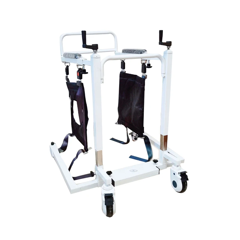 

Manual Patient Transfer Chair Help Move Patient To Bathing or Shower