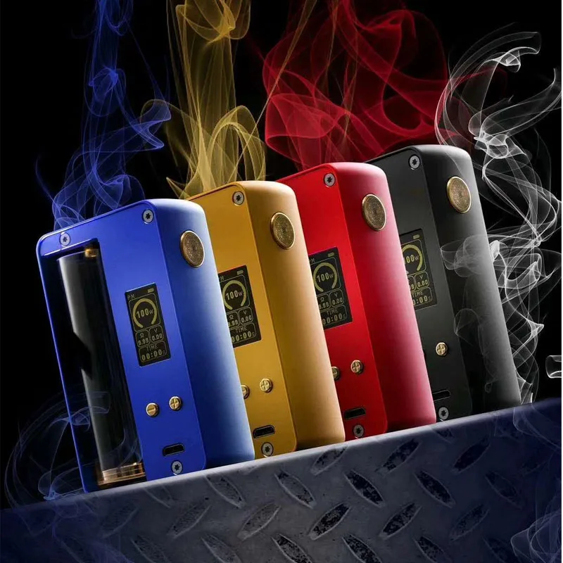 Dotmod Dot Mod Squonk 100 Вт электронные сигареты мод 8 мл емкость Подходит 18650 20700 21700 батарея обход и кривой режим