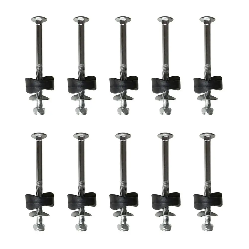 10PCS Trampoline Screws Galvanized Steel Jump Bed Square Head Carriage Screw Nut Screw For Trampoline Jump Stability Tool