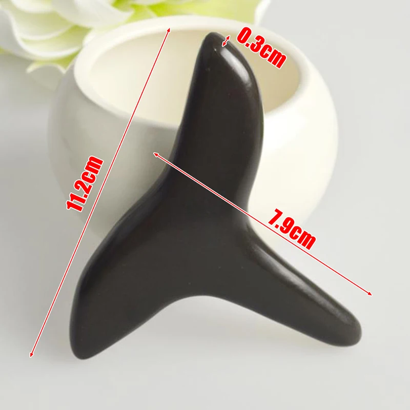 

1PC Traditional Reflexology Massage Stick Tool For Neck Back Foot Leg Hand Black