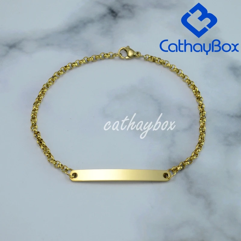 Женский персонализированный браслет текстовая заготовка для подвески с