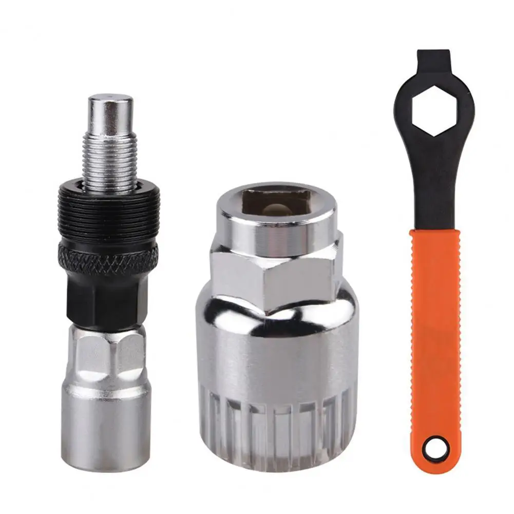 

Practical 3Pcs Bike Crank Extractor High Strength Reusable Carbon Steel Professional Bottom Bracket Remover Bicycle Repair Tool