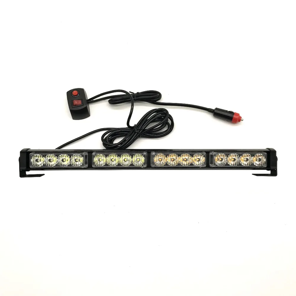 19 &quot16 Светодиодный вспышка светильник бар пожарный стробоскоп предупреждение